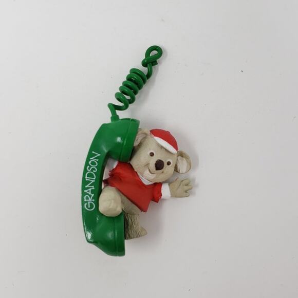 1993 Hallmark Grandson Handcrafted Keepsake Holiday Christmas Ornament. - Picture 3 of 5